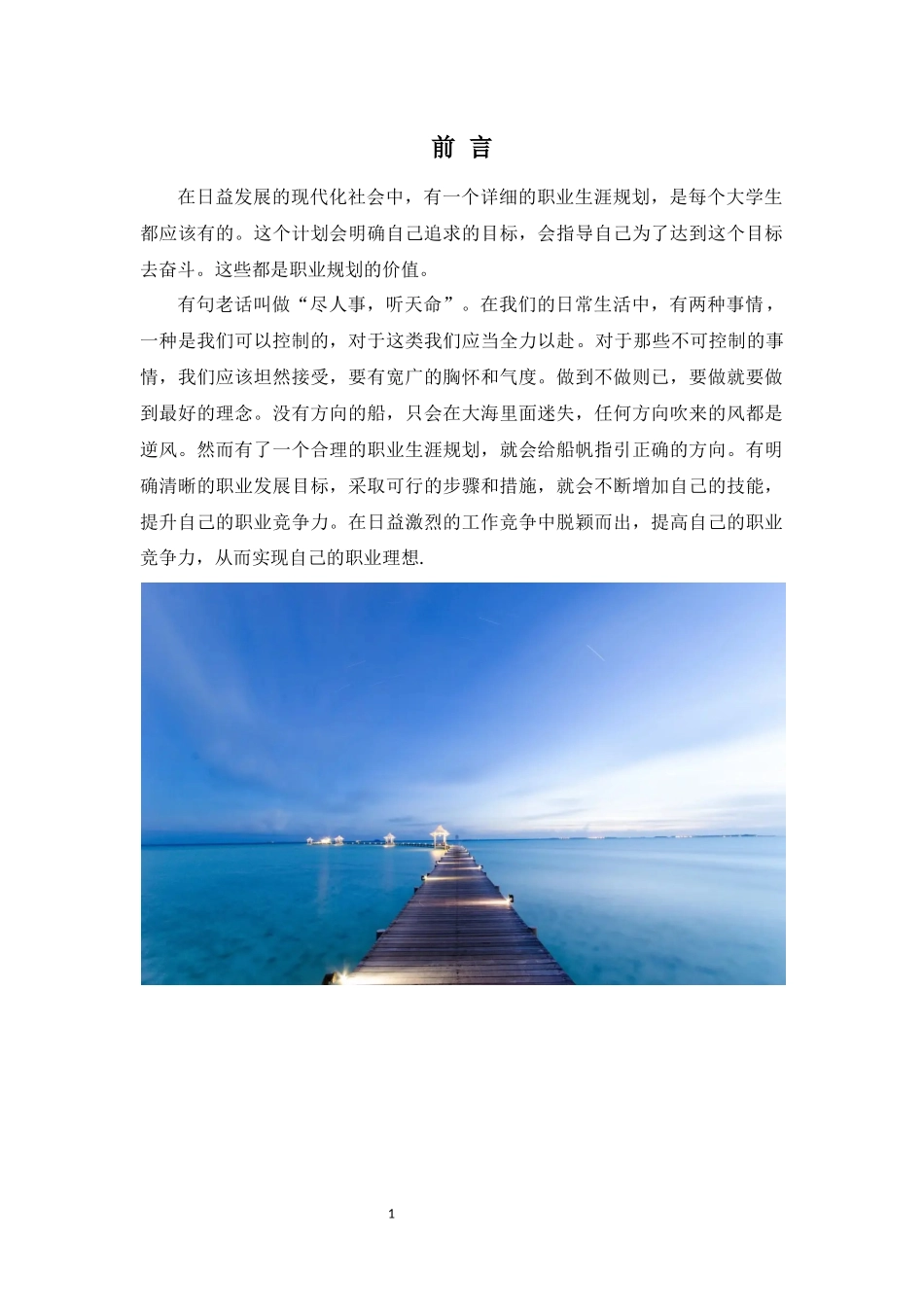 1电子商务专业-大学生职业规划书(2).docx_第3页