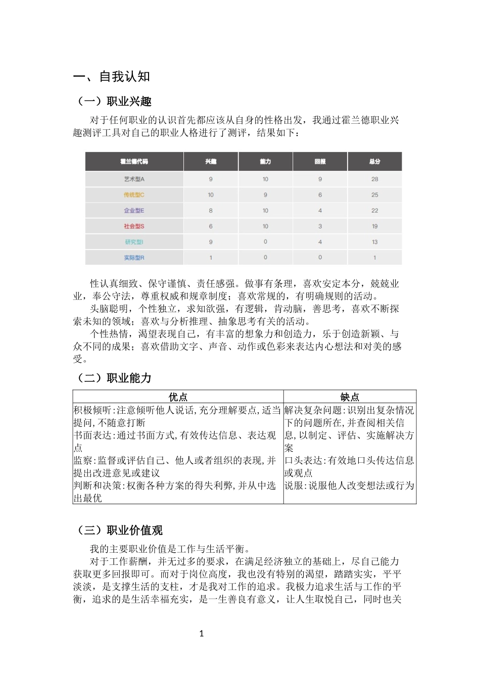 1商务英语专业-大学生职业生涯规划书5(1).docx_第3页