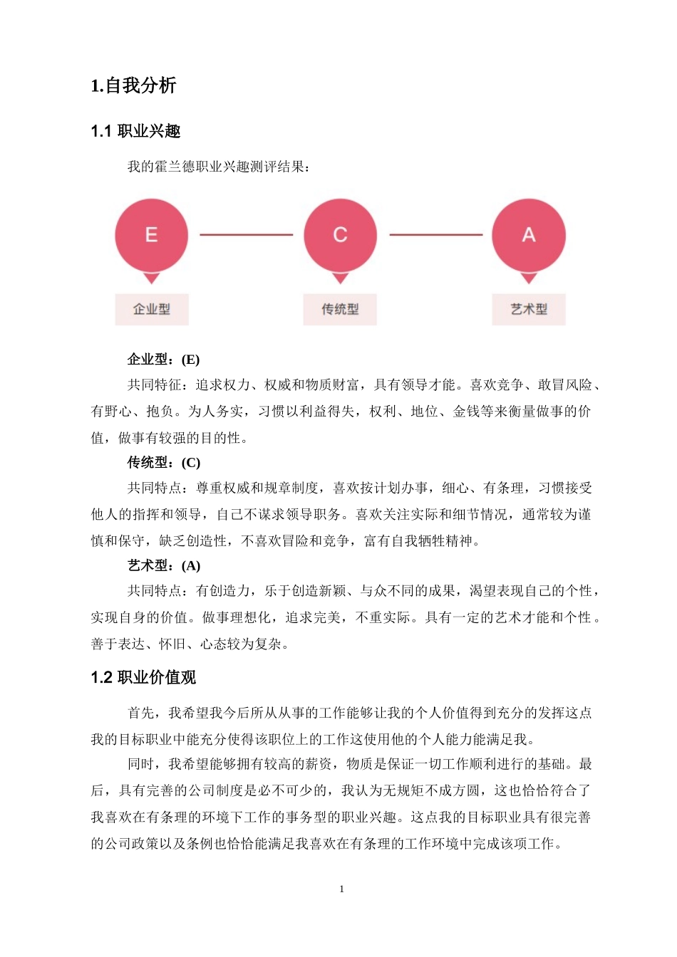 建筑室内设计专业-大学生职业生涯规划书(1).doc_第3页