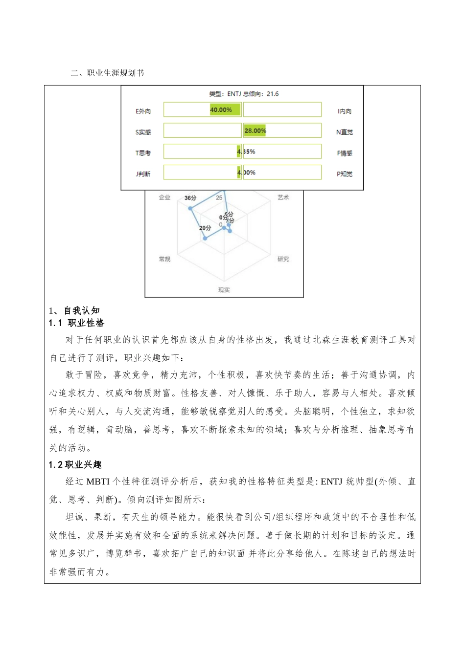 1建筑类专业-大学生职业规划书.doc_第3页