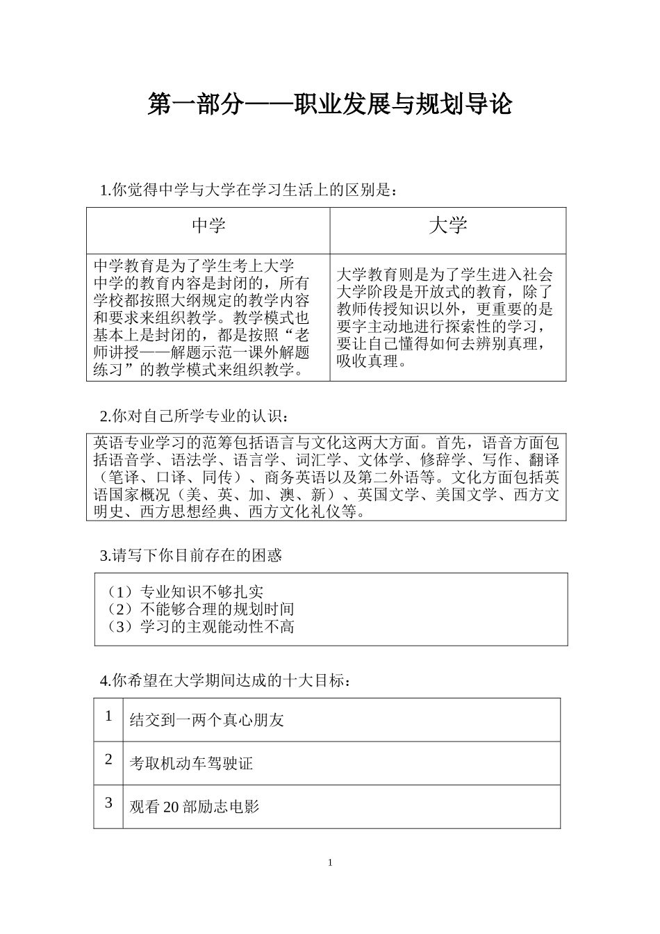 英语专业-大学生职业生涯规划书12.doc_第2页