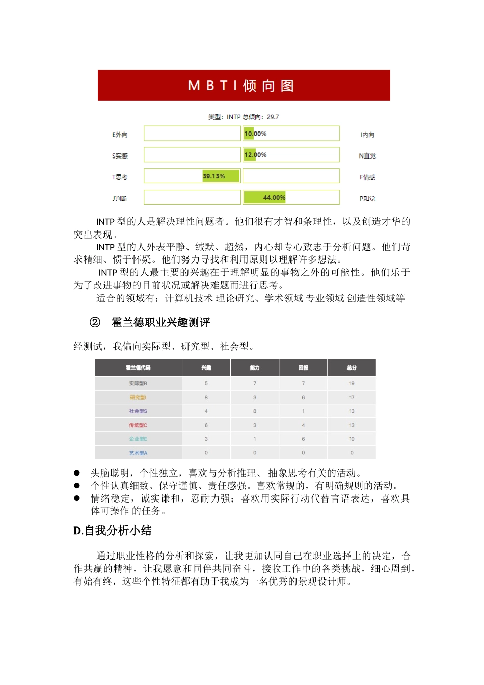 1生态学专业-大学生职业规划书.doc_第3页