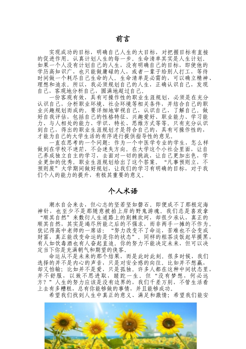 1中医学专业-大学生职业生涯规划书.doc_第3页