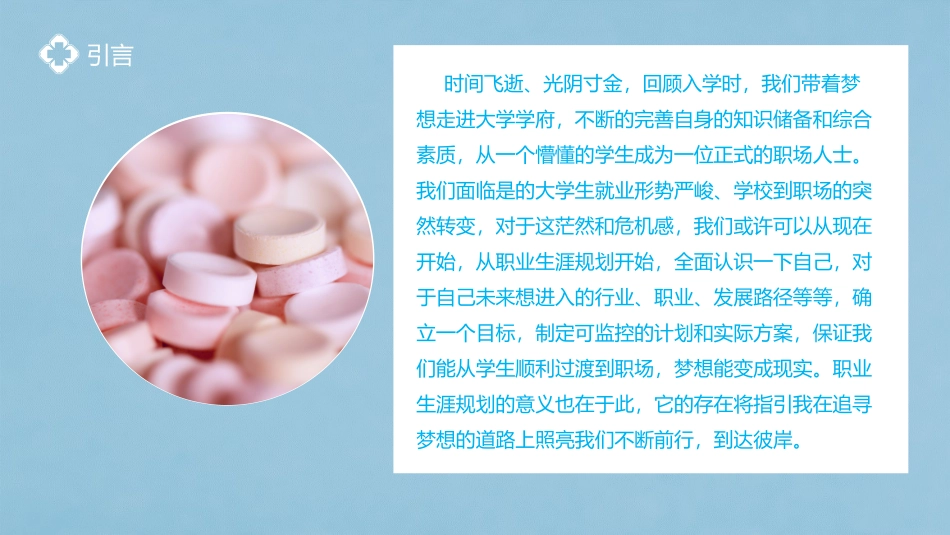 3药物分析专业-大学生职业生涯规划书 (2).pptx_第3页