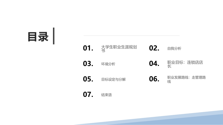 3连锁经营与管理专业-大学生职业生涯规划书.pptx_第2页