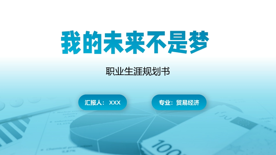 3贸易经济专业-大学生职业规划 (2).pptx_第1页