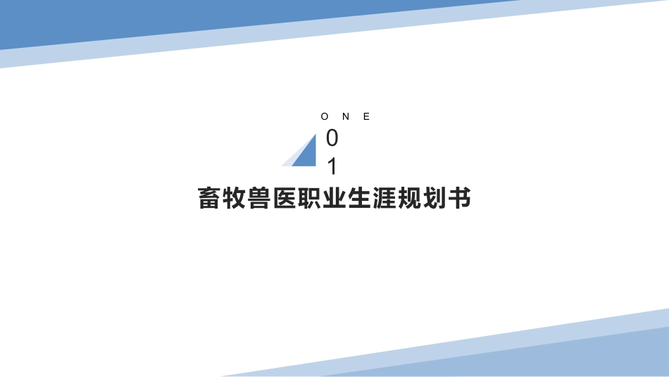 3畜牧兽医专业-大学生职业生涯规划书.pptx_第3页