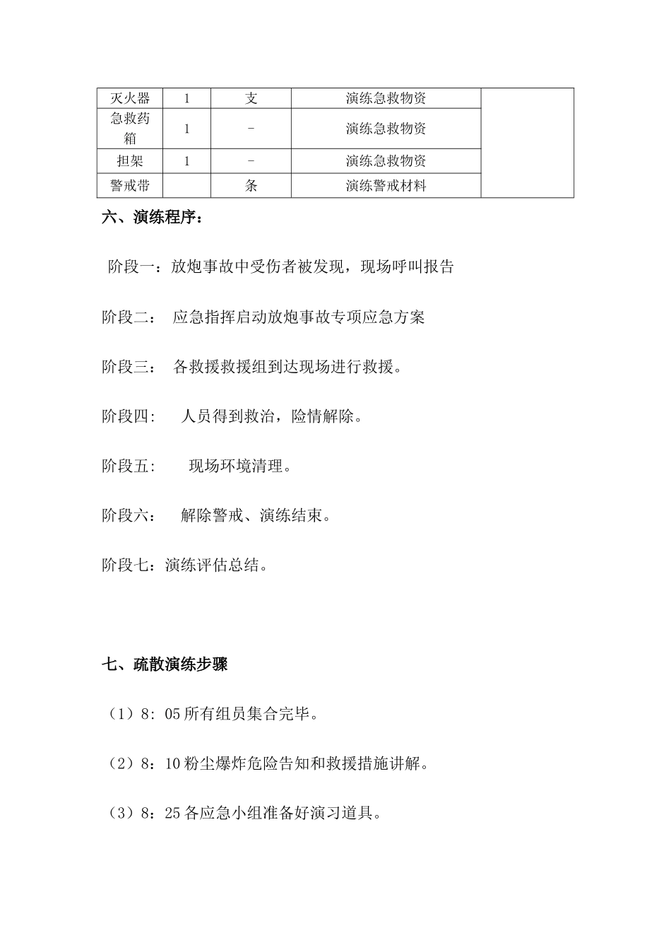 【演练方案】粉尘爆炸应急演练方案.docx_第3页