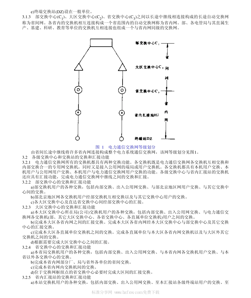 DLT 598-1996 电力系统通信自动交换网技术规范.pdf_第2页
