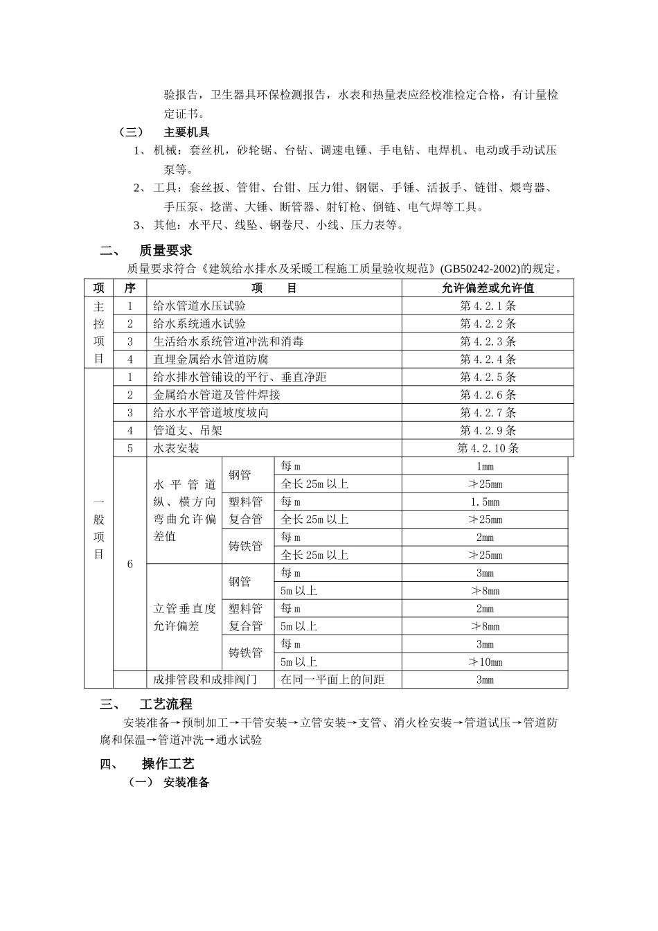 技术交底-01室内给水管道安装工程.doc_第2页