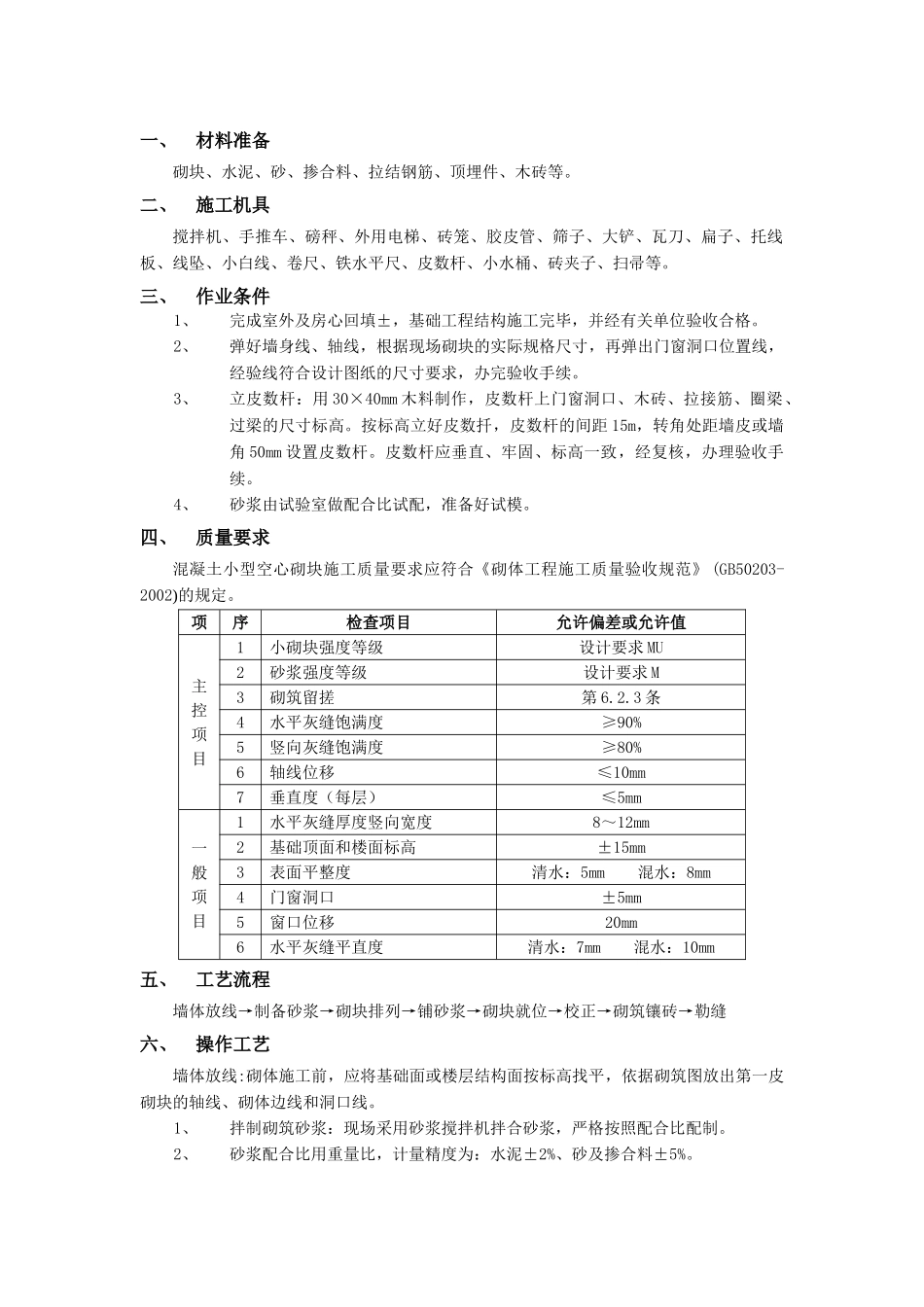 技术交底-主体结构工程-02砌块砌筑工程.doc_第1页