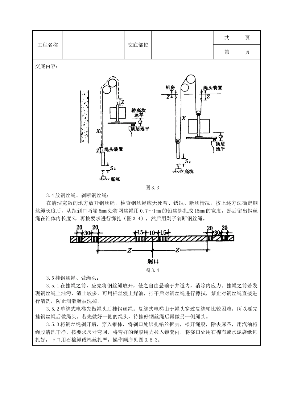 全套建筑工程、安装工程施工技术交底及安全交底-03 钢丝绳安装质量管理.doc_第2页