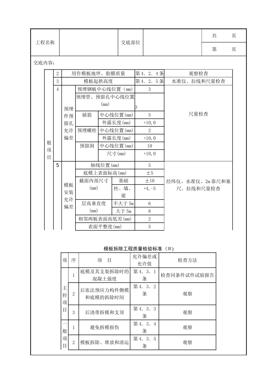 全套建筑工程、安装工程施工技术交底及安全交底-04-1 现浇剪力墙结构大模板安装与拆除分项工程质量管理.doc_第3页