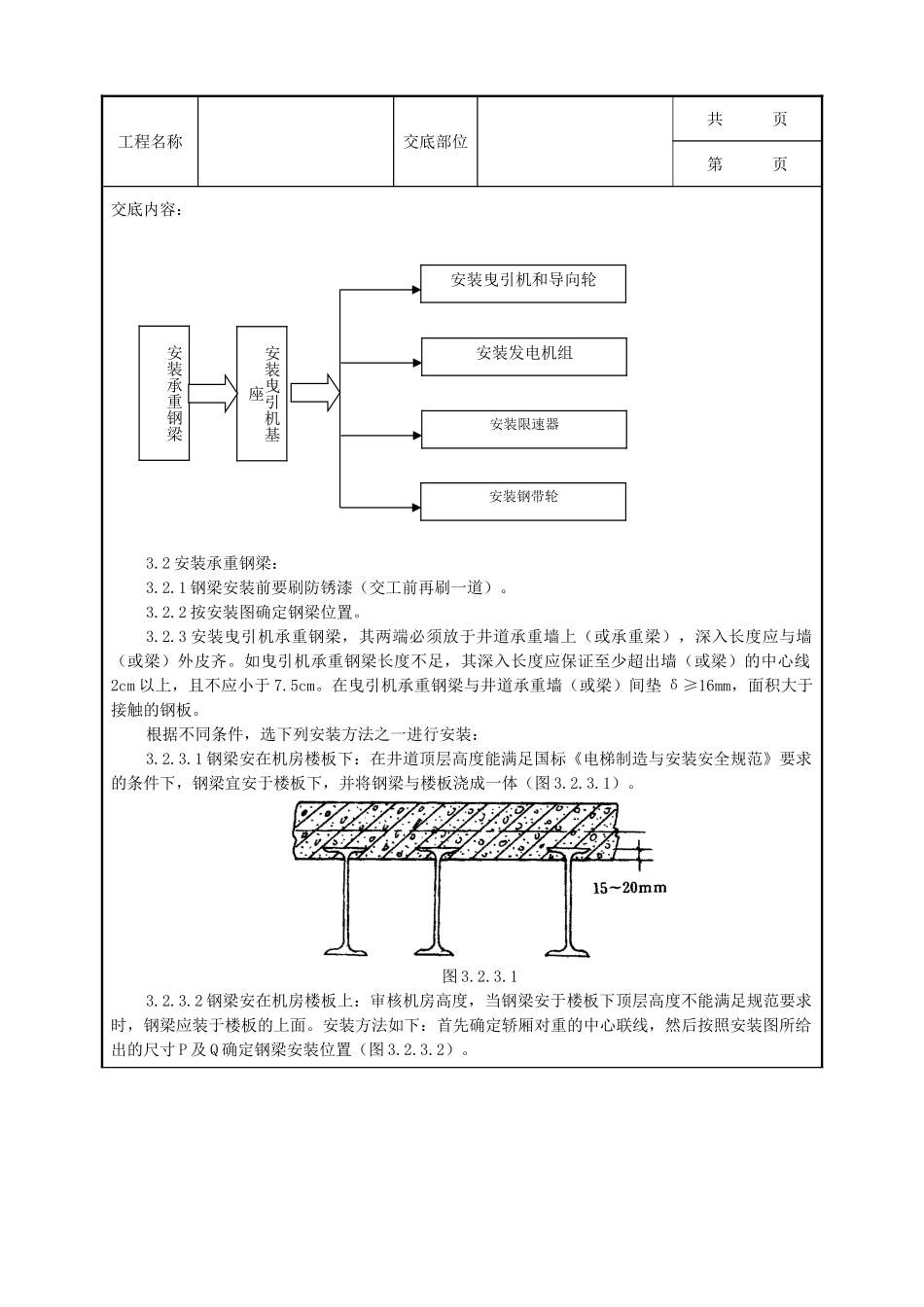 全套建筑工程、安装工程施工技术交底及安全交底-07 机房机械设备安装质量管理.doc_第2页