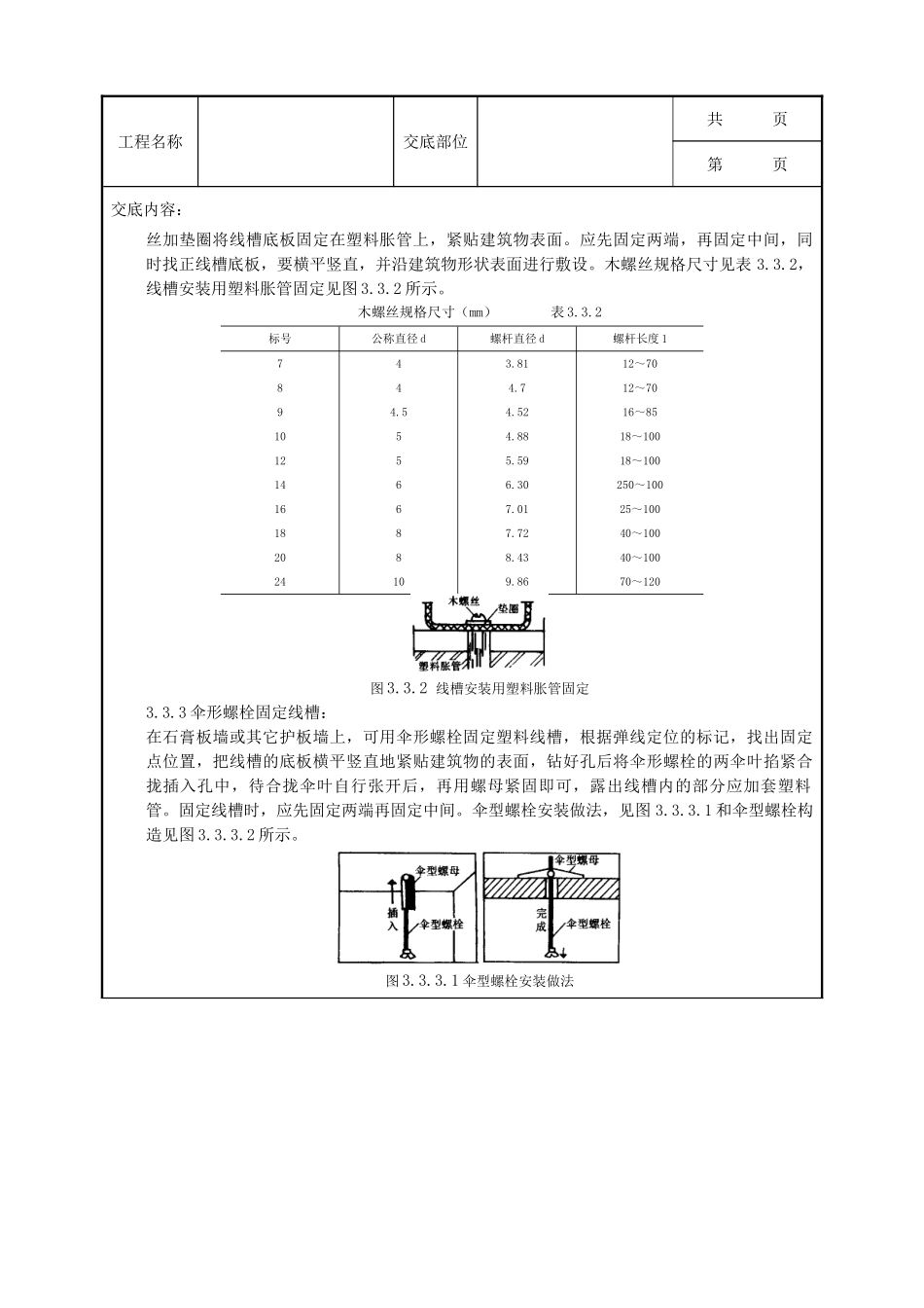 全套建筑工程、安装工程施工技术交底及安全交底-09-4 塑料线槽配线质量管理.doc_第3页