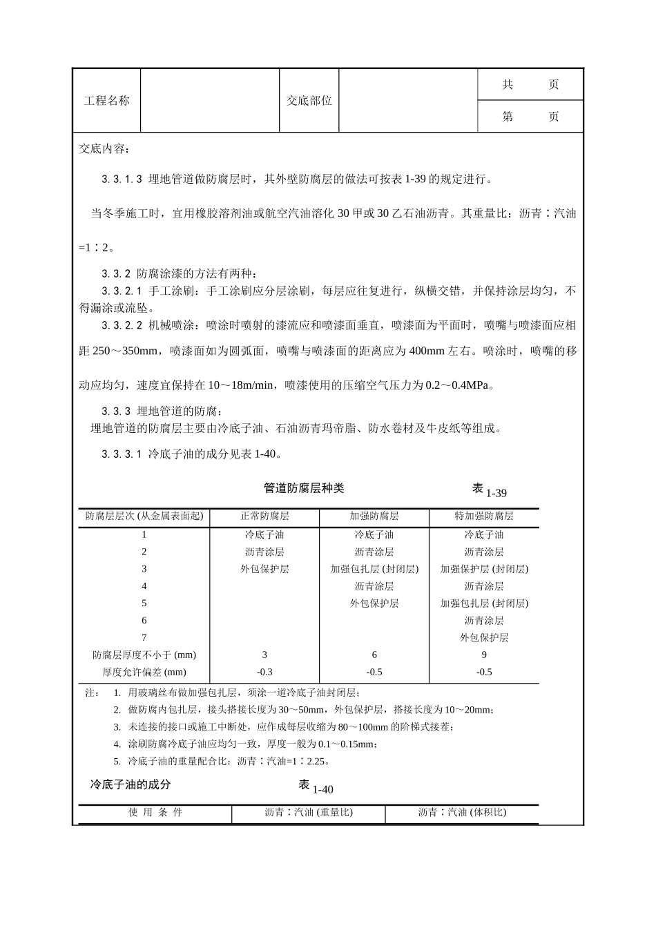 全套建筑工程、安装工程施工技术交底及安全交底-015_管道及设备防腐工艺.doc_第2页