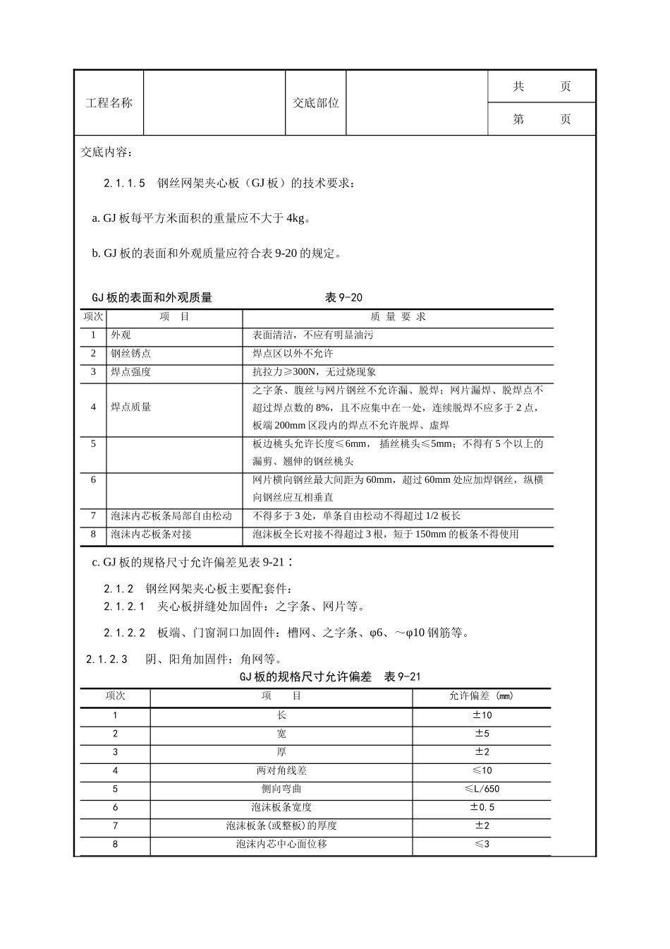 全套建筑工程、安装工程施工技术交底及安全交底-018_钢丝网架水泥夹心隔墙施工工艺.doc_第2页