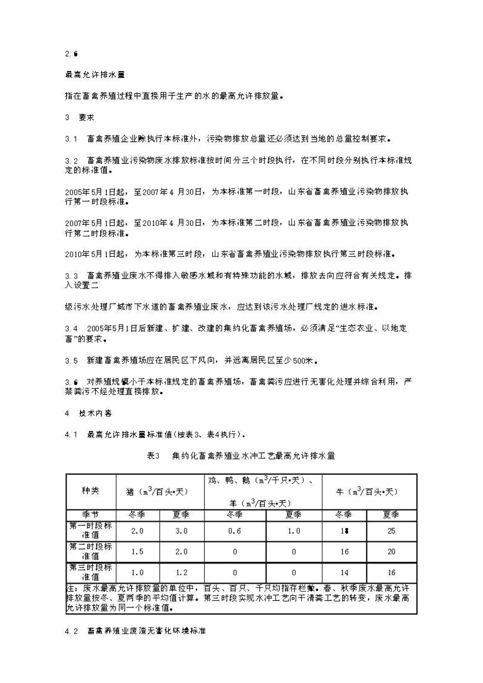 DB37 534- 2005畜离养殖业污染物排放标准.pdf_第3页