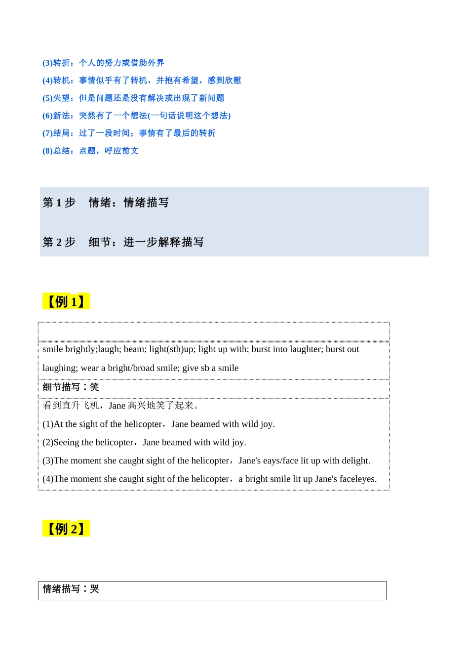 【读后续写】新高考英语-专题01 读后续写速成：“天龙八步”法 .docx_第2页