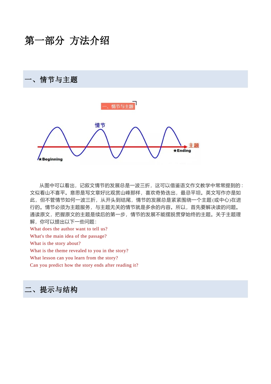 【读后续写】新高考英语-专题02 读后续写速成：“波浪式”剧情推进法 .docx_第3页