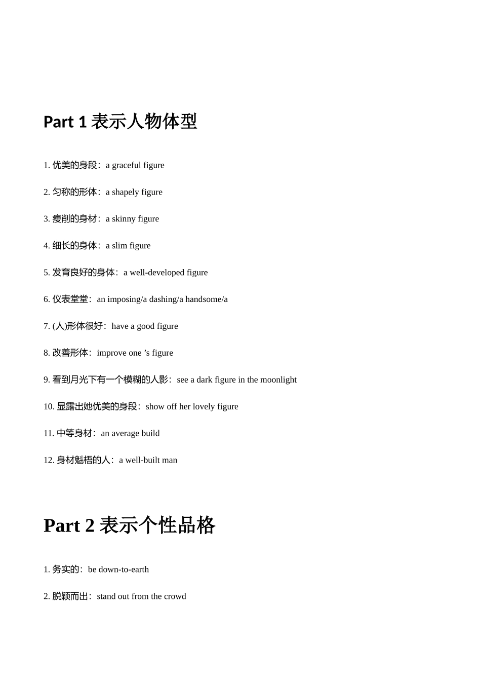 【读后续写】新高考英语-专题15 读后续写背诵素材：人物描写（外貌与个性） .docx_第2页