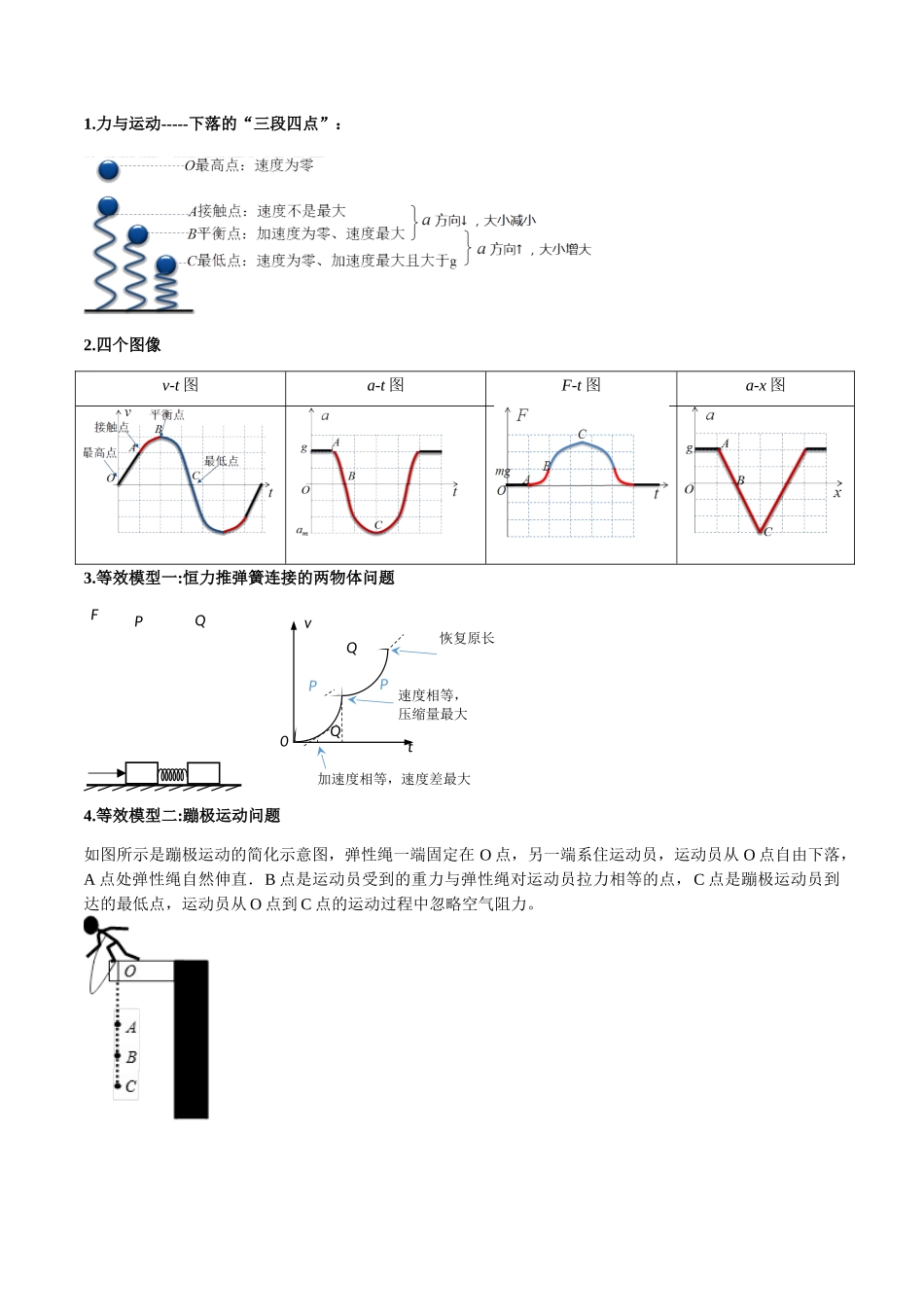 2026版高考物理培优模型精编讲义-专题02 常见的非匀变速直线运动模型（原卷版）.docx_第2页