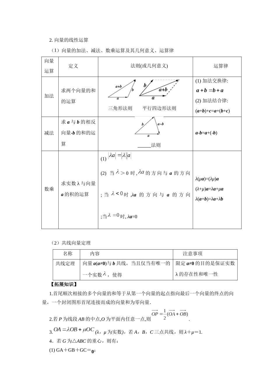 第五章  课时(基础练习) 平面向量的概念与线性运算.docx_第2页