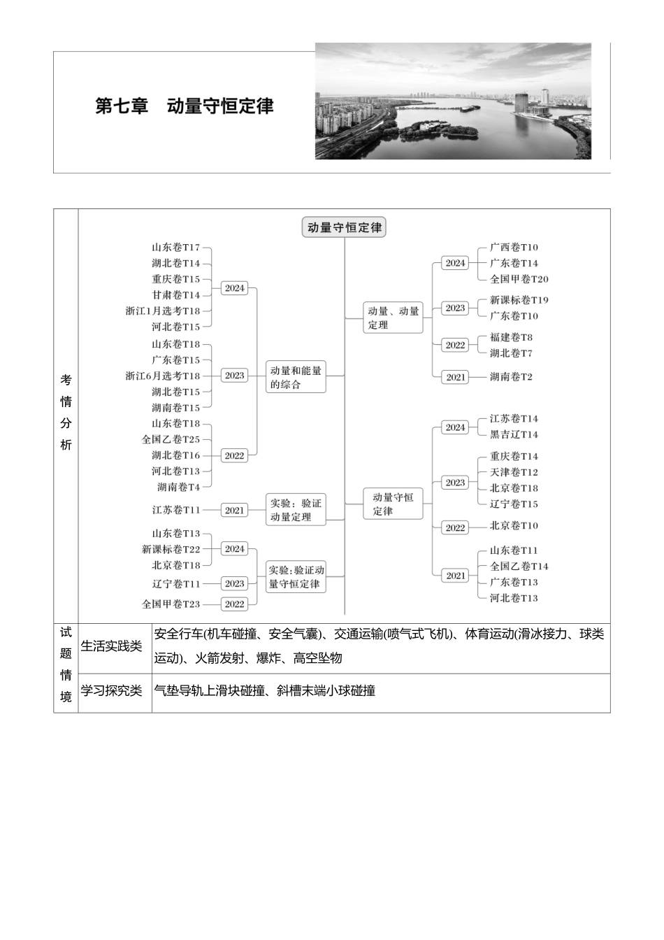 2026版步步高高考物理大一轮复习第七章　第33课时　动量　动量定理.docx_第1页