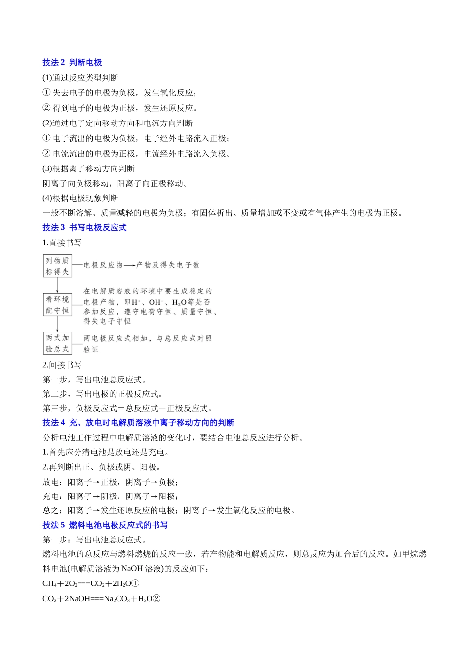 备战高一高二高三高考化学抢分秘籍（新高考专用）通关09 电化学原理及应用（原卷版）.docx_第2页