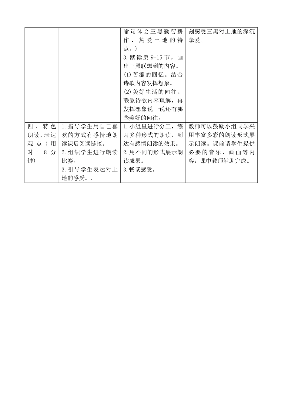 24人教统编版-小学六年级上册第六单元21三黑和土地 导学案.docx_第3页