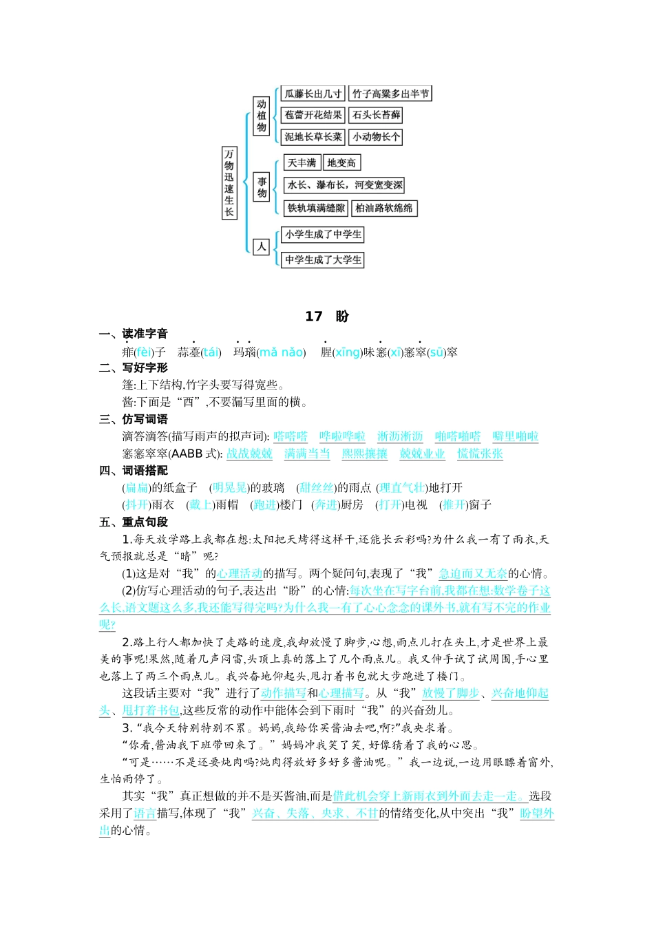24人教统编版-小学六年级上册第五单元核心考点清单.docx_第2页