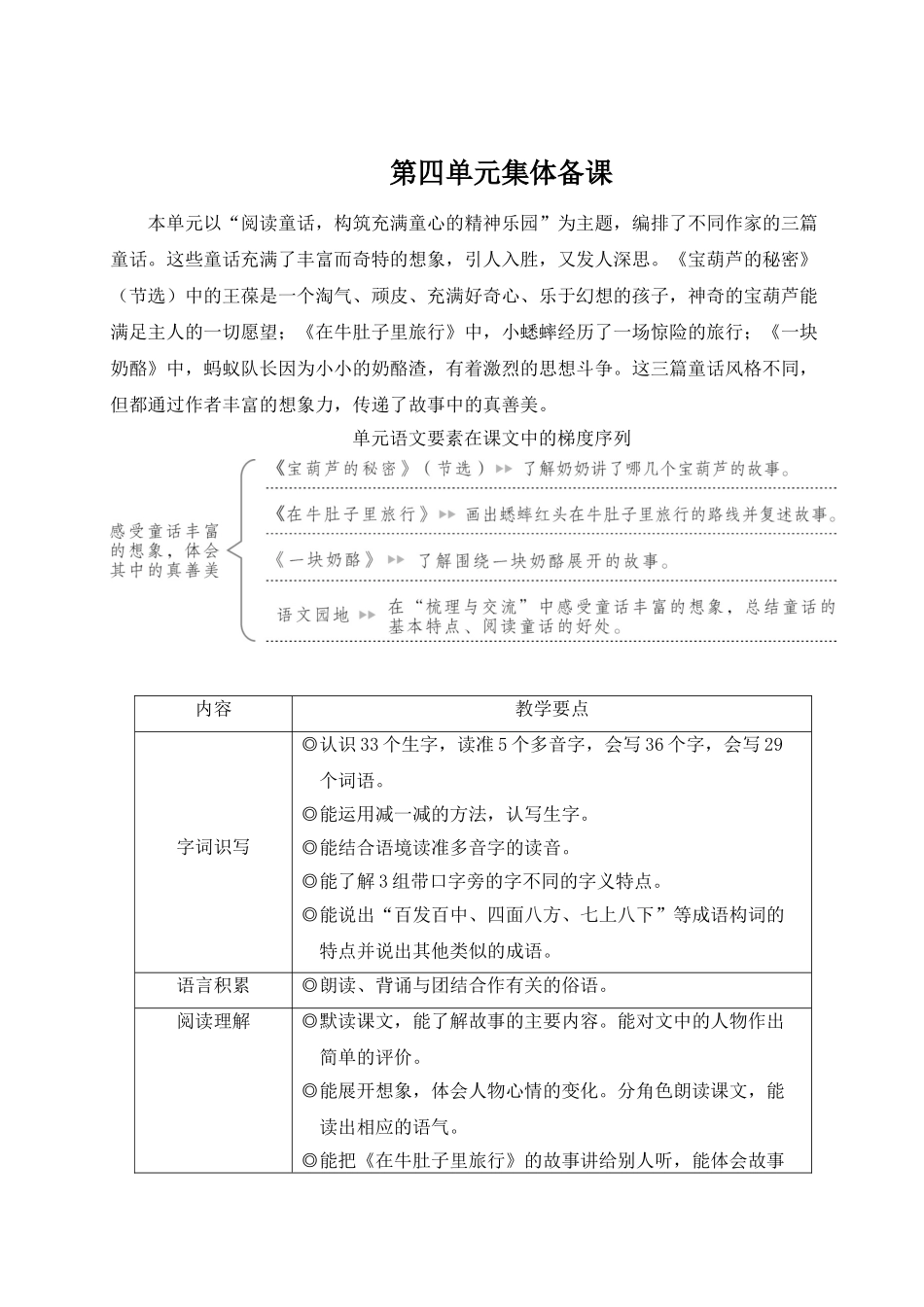 25秋统编版小学语文三年级上册第四单元11 宝葫芦的秘密（节选）【教案】.doc_第1页