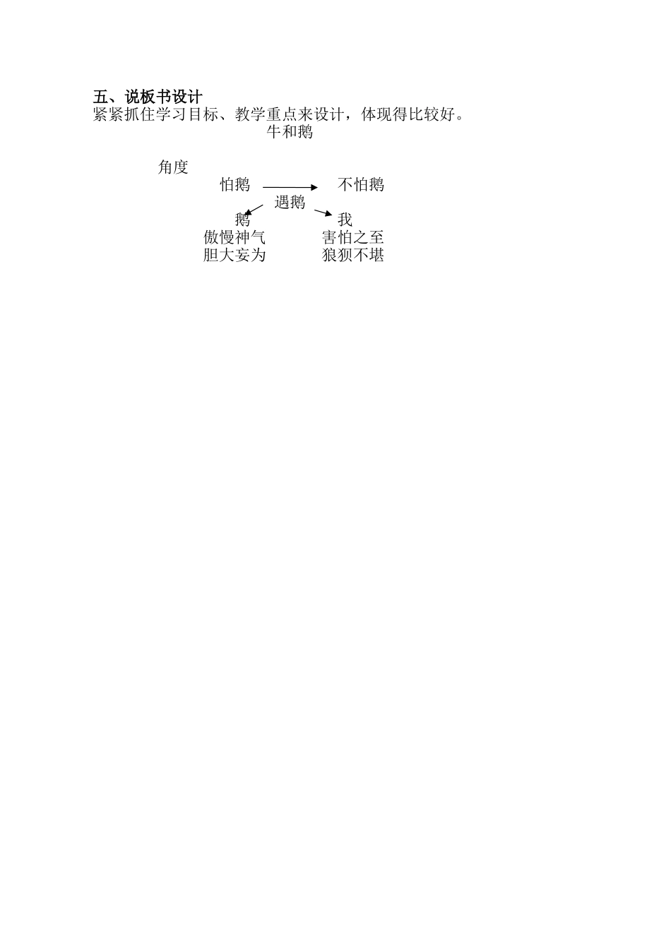 24统编版小学语文四年级上册-《牛和鹅》说课稿.doc_第2页