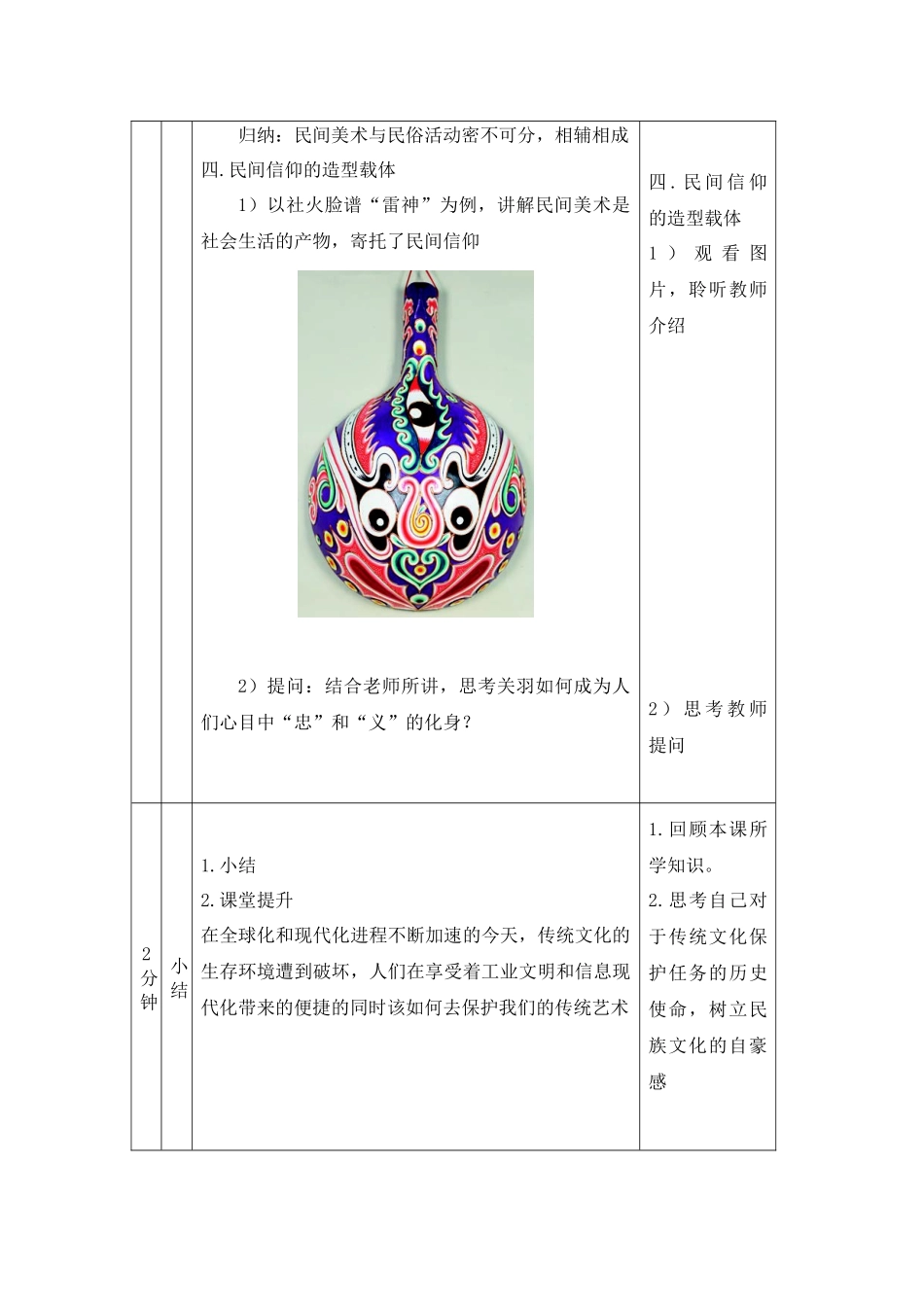 人教版高中高一必修《美术鉴赏》美在民间——中 民间美术教学设计.docx_第3页