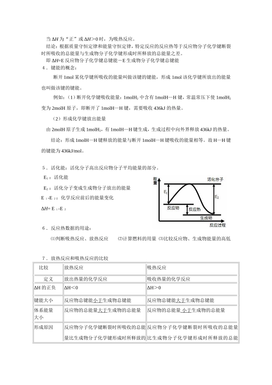 （通用）2026高考化学重难点系列讲义：反应热的核心知识(提高)+巩固练习附解析.doc_第2页