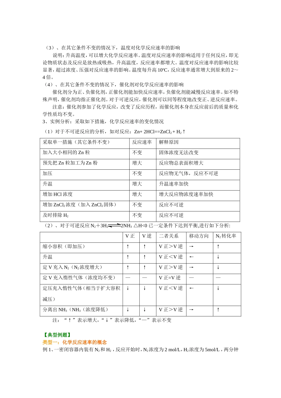 （通用）2026高考化学重难点系列讲义：化学反应速率(基础)+巩固练习附解析.doc_第3页