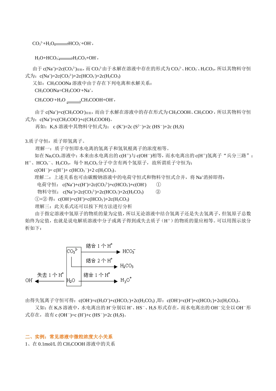 （通用）2026高考化学重难点系列讲义：离子浓度的大小比较(提高)+巩固练习附解析.doc_第2页