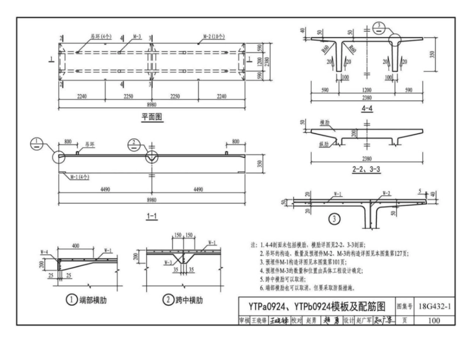 18G432-1 预应力混凝土双T板(坡板宽度2.4m、3_101-120.pdf_第3页