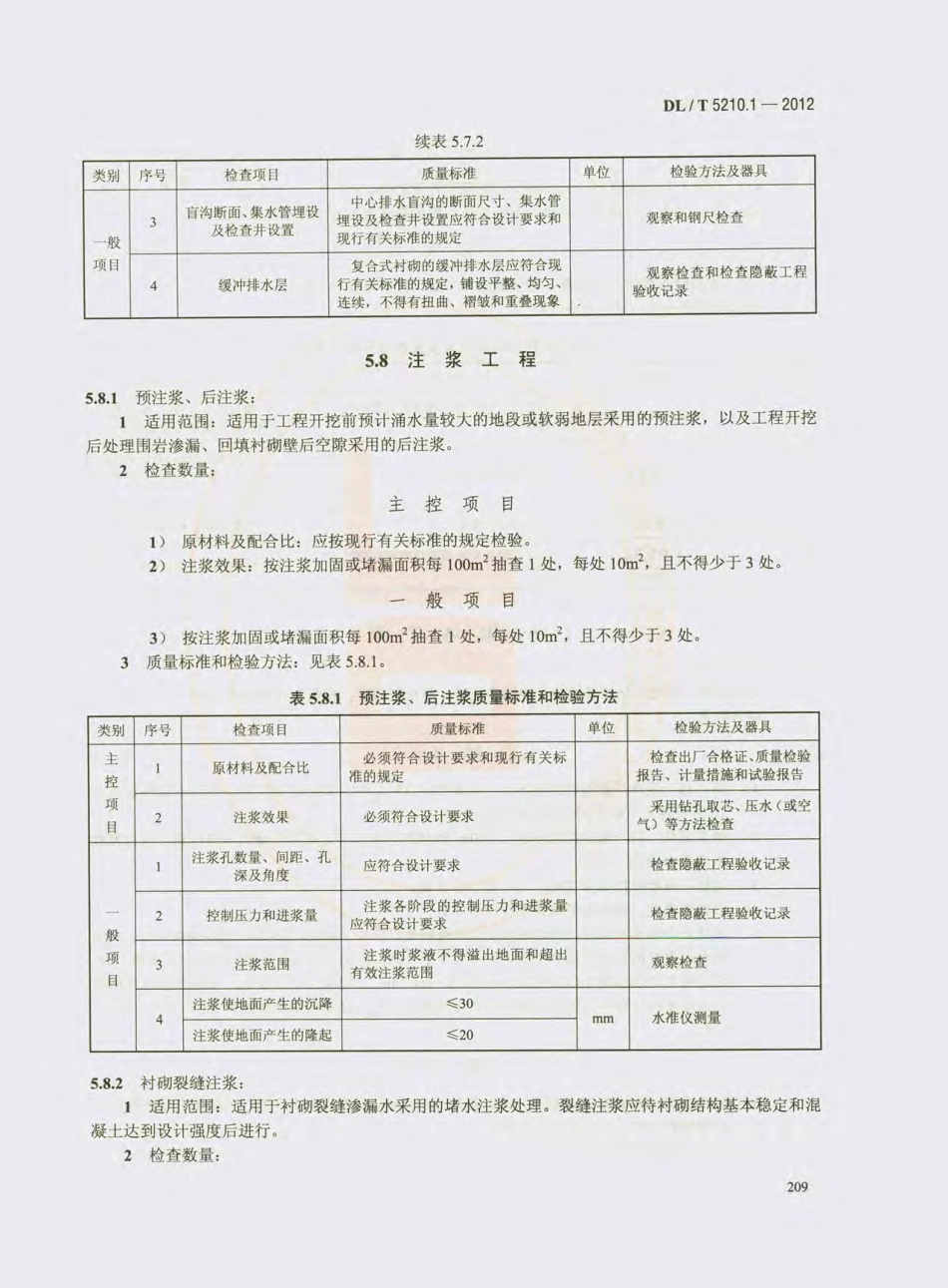 DL_T 5210.1-2012 电力建设施工质量验收及评价规程_221-240.pdf_第2页