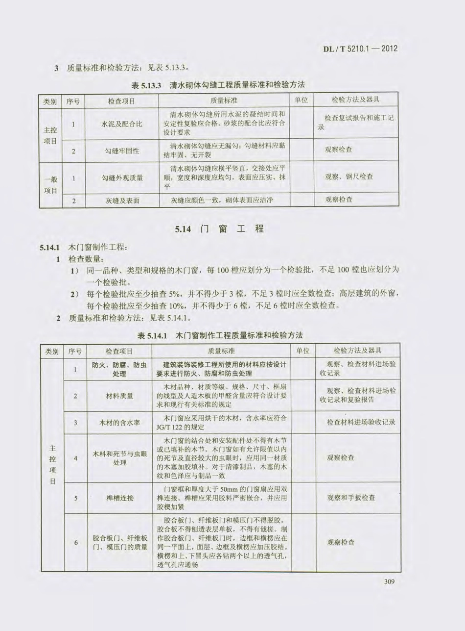 DL_T 5210.1-2012 电力建设施工质量验收及评价规程_321-340.pdf_第2页