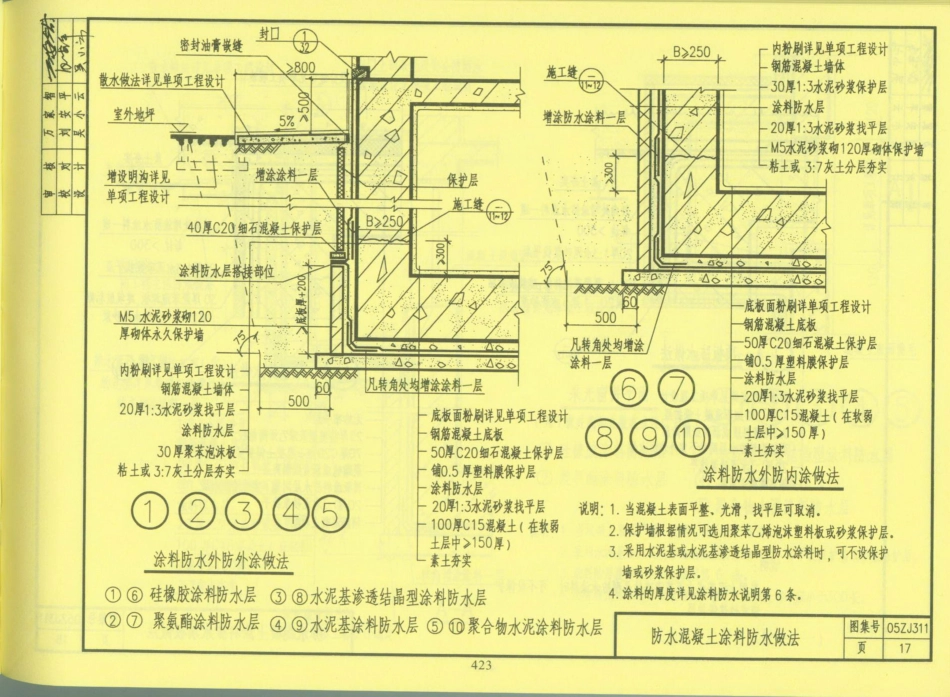 中南地区_建筑标准设计图集_合订本05ZJ系列_421-440.pdf_第3页
