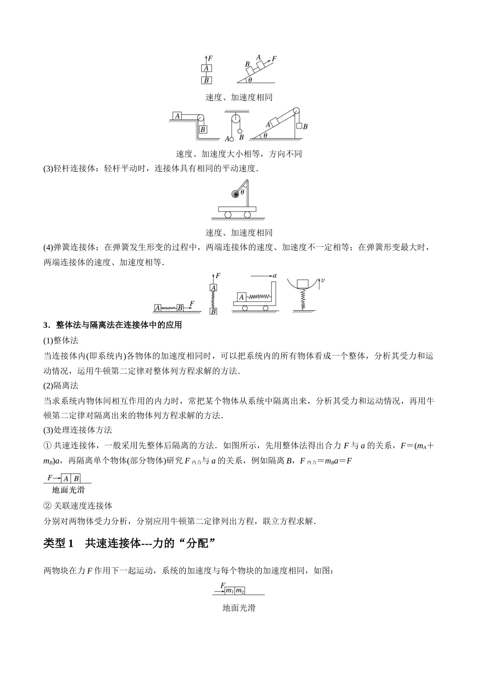 2025届高考物理二轮复习热点题型归类-专题06 牛顿运动定律的综合应用（学生版）.docx_第2页