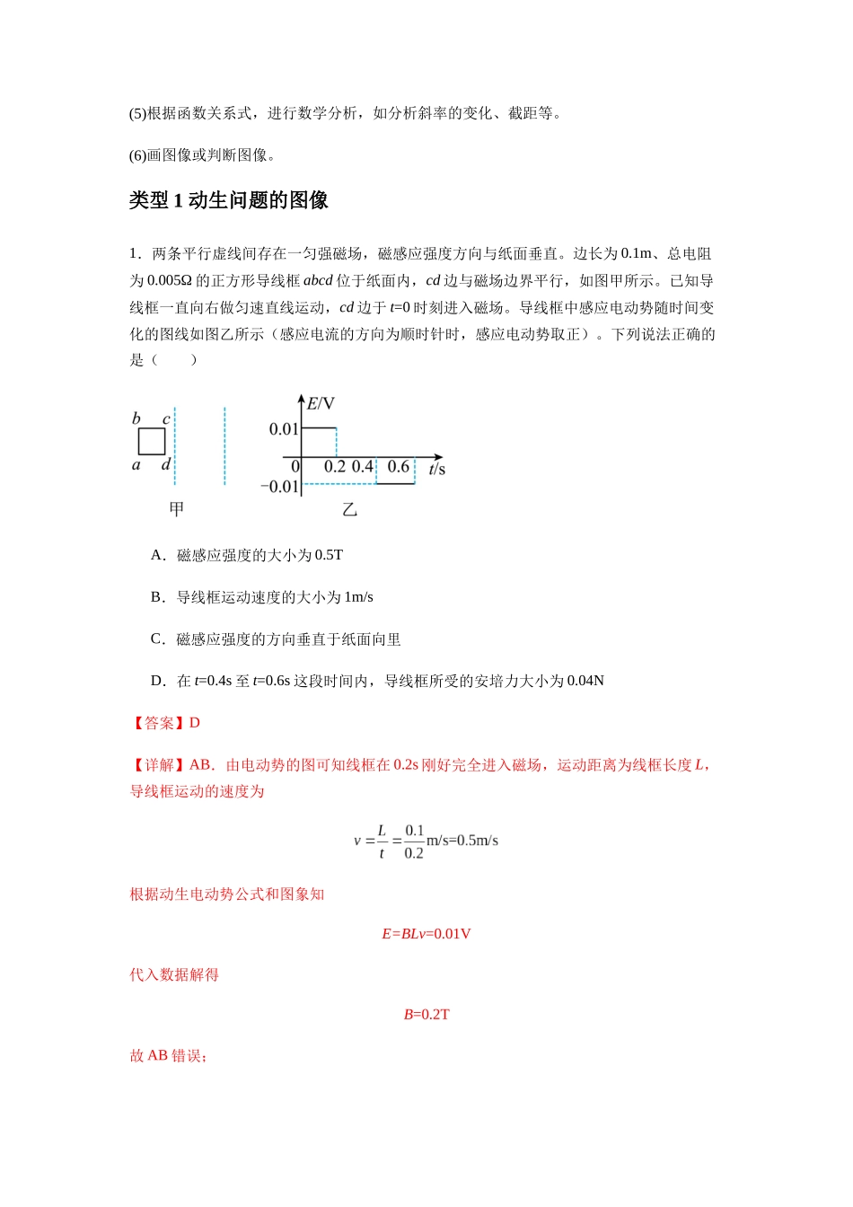 2025届高考物理二轮复习热点题型归类-专题28   电磁感应综合问题（教师版）.docx_第2页