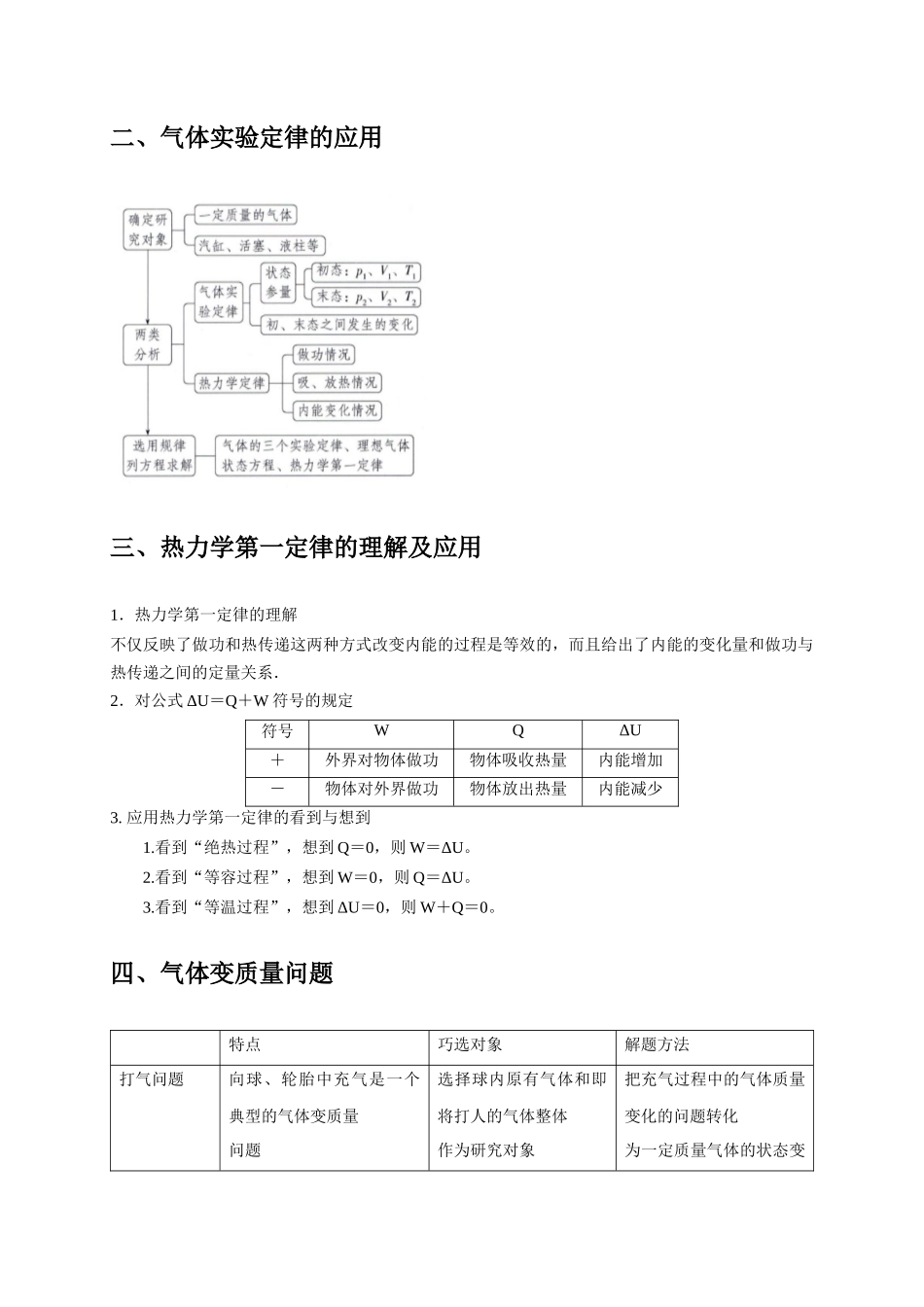 2025届高考物理二轮复习热点题型-计算1 热力学计算题（解析版）.docx_第3页