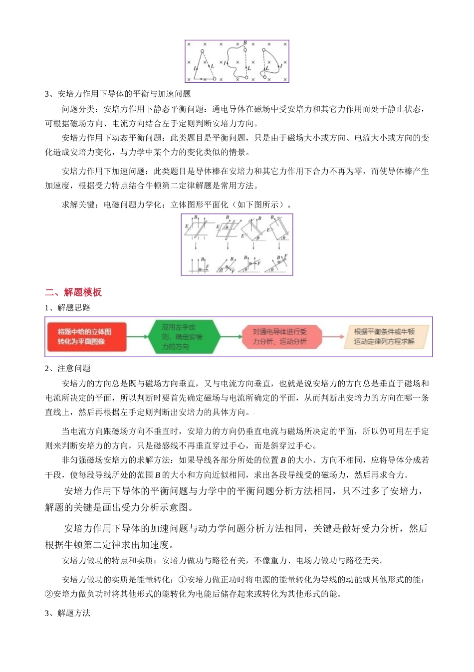 2025年高考物理答题技巧与模板构建-模板11-1 磁场（四大题型）（原卷版）.docx_第2页