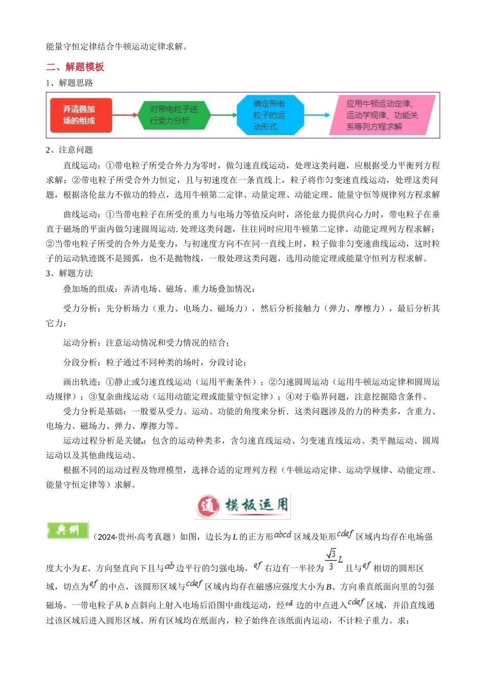 2025年高考物理答题技巧与模板构建-模板11-2 磁场（四大题型）（原卷版）.docx_第2页
