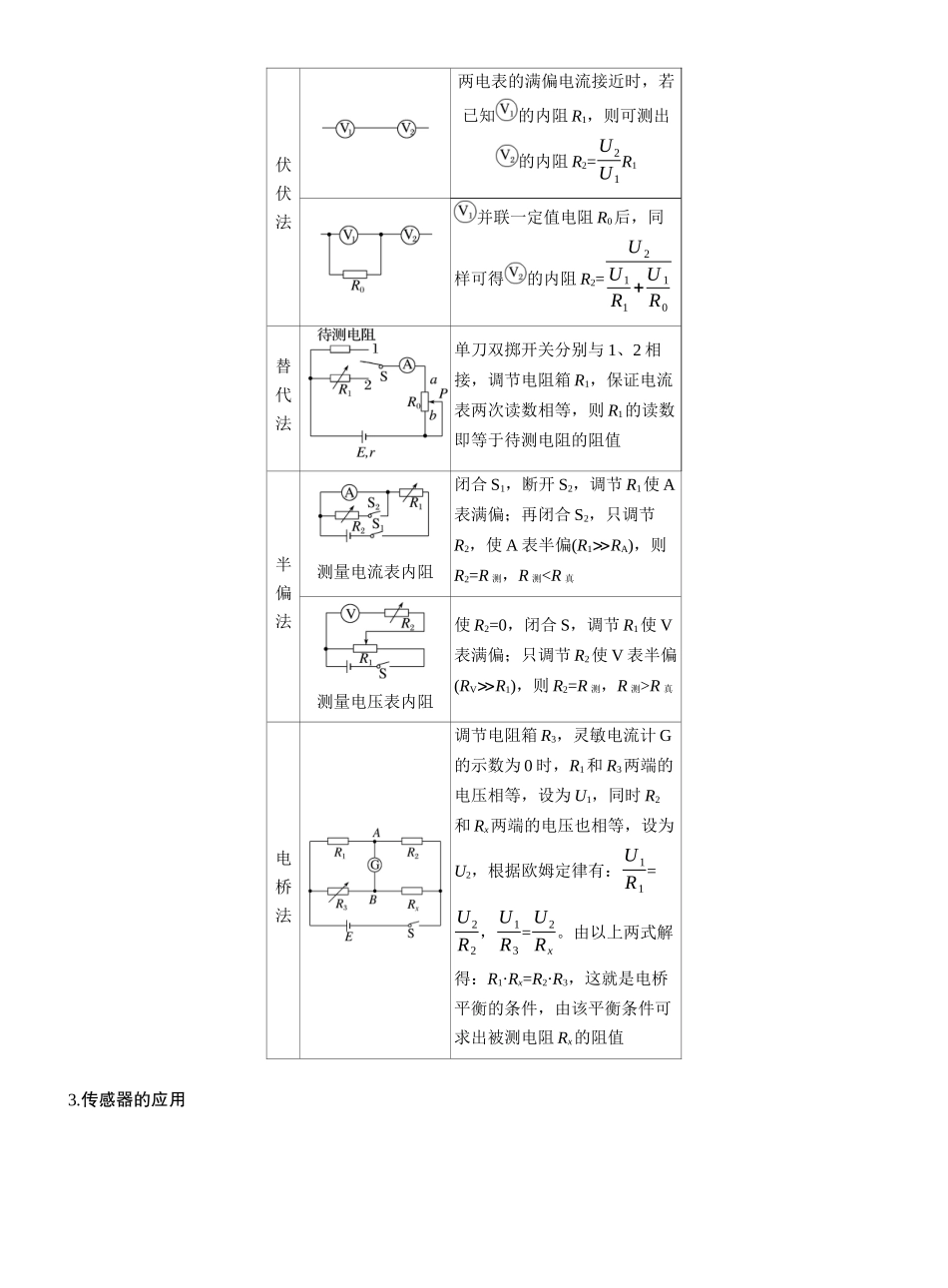 2025年高考物理大二轮-第一篇　专题六　第17讲　电学实验 .docx_第2页