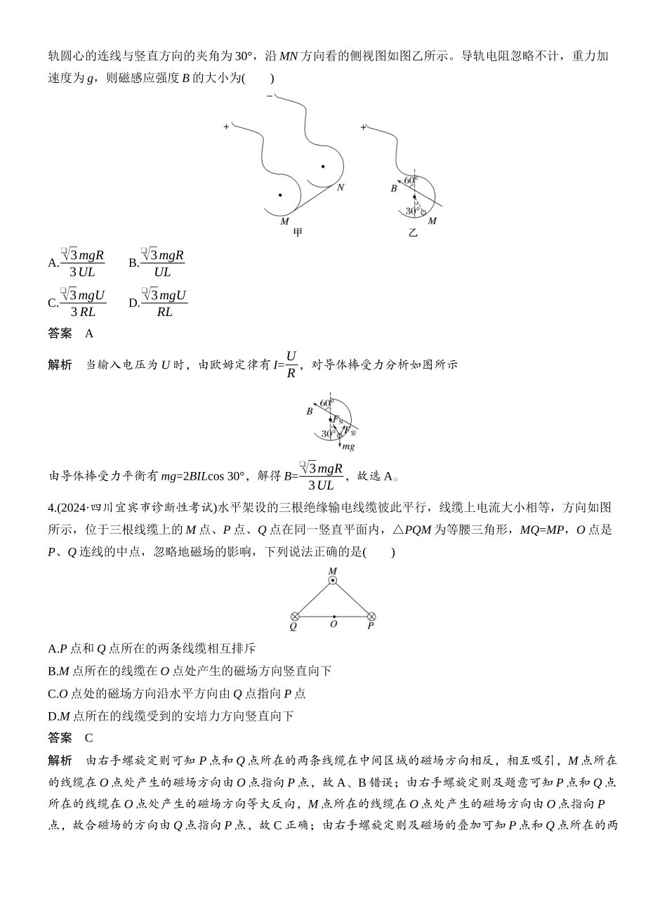 2025年高考物理大二轮-热点10　磁场的性质 .docx_第2页