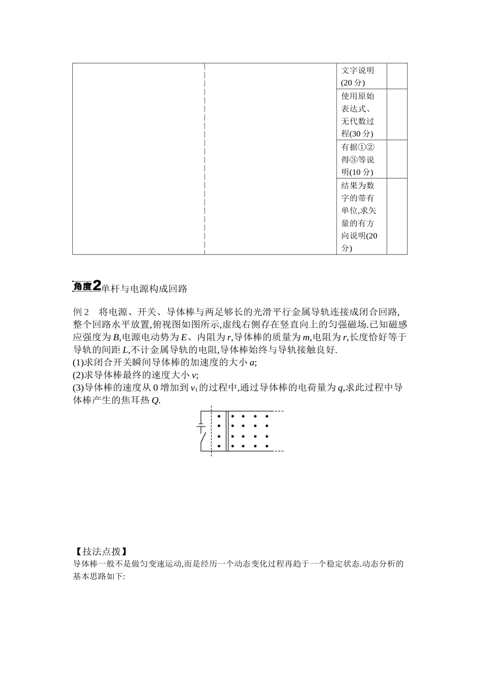 2025年高考物理二轮精品专项复习（川陕青宁蒙新晋豫）-微专题6　电磁感应中的单杆模型听课正文.docx_第2页