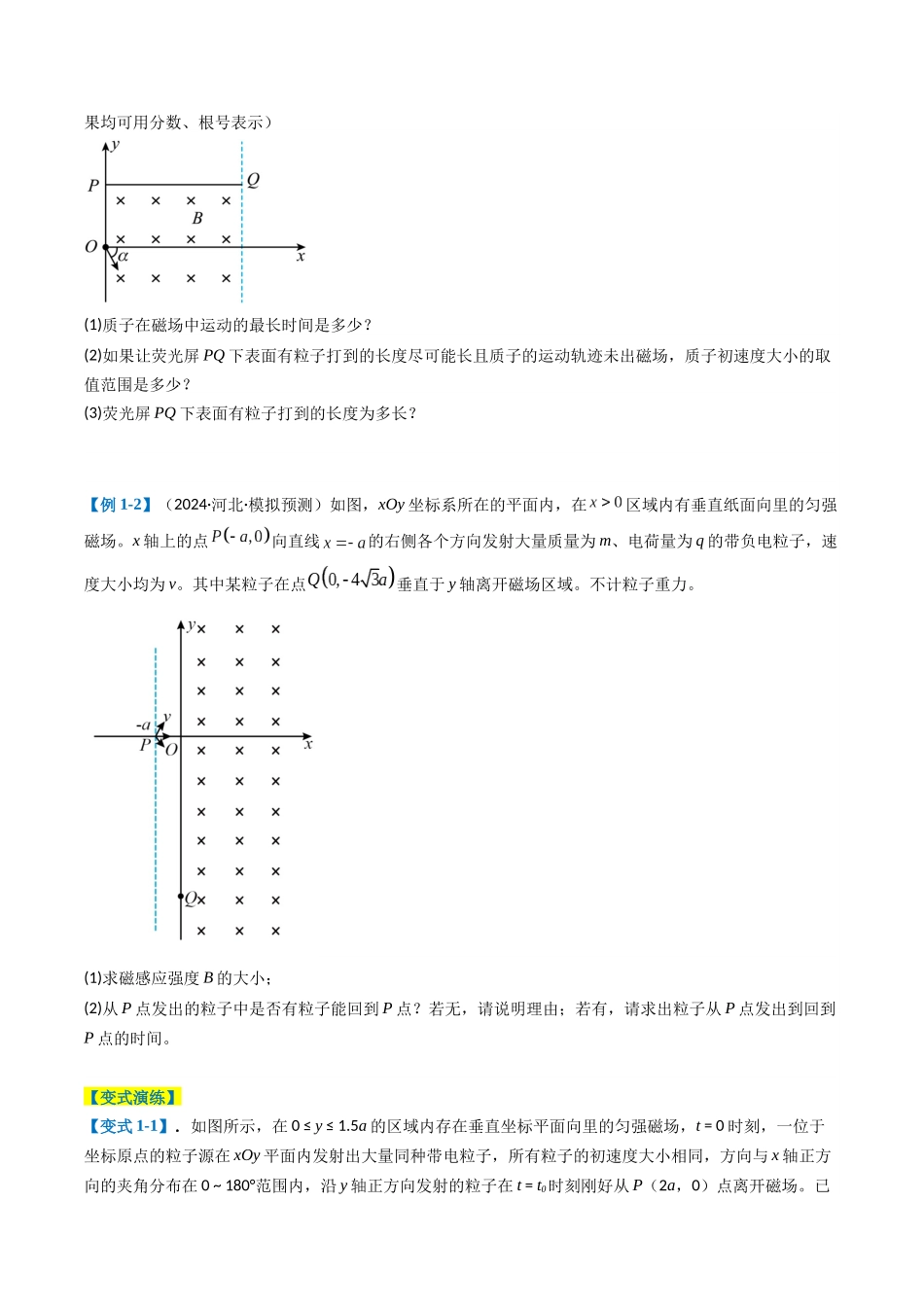 2025年高考物理二轮热点题型归纳与变式演练（新高考通用）-专题17  磁场综合题（原卷版）.docx_第3页